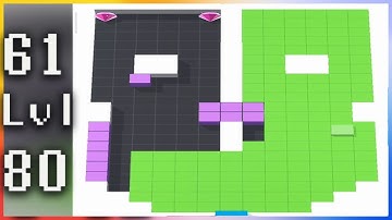 Color Fill 3D - Gameplay Walkthrough - Levels 61-80