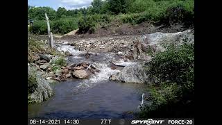 Johnsons Mill Dam Removal - Construction Time-lapse