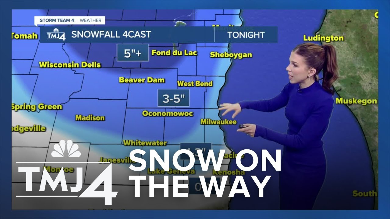 Rain expected Wednesday, snow moves in overnight - YouTube