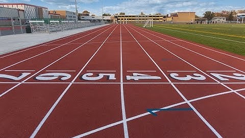 Carpell Surfaces | Stobitan athletics track installation - certified IAAF Class 1