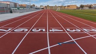 Carpell Surfaces | Stobitan athletics track installation  certified IAAF Class 1
