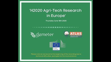 H2020 Agri tech Research in Europe Webinar