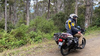 Bruny island. Best ride ever!! Honda CT125 Postie bike Tasmanian adventure.