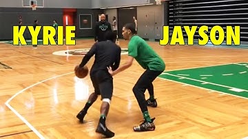 Kyrie Irving vs. Jayson Tatum 1v1!