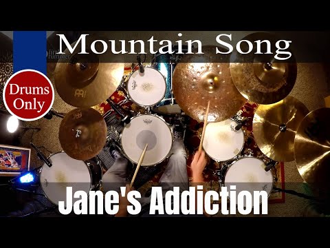 Jane's Addiction - Mountain Song - Isolated Drums Only (🎧High Quality Audio)