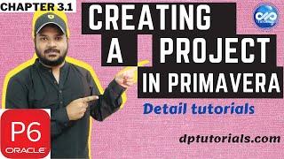 3.1 : Primavera Learning - Creating A Project In Primavera P6 ||  Primavera P6 Tutorials screenshot 4