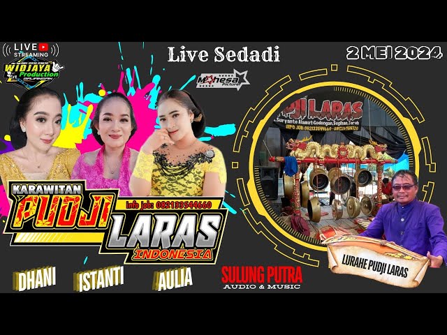 🔴live KARAWITAN PUDJI LARAS  LIVE SEDADI 02/05/24 | 📽WIDJAYA 🔈SULUNG PUTRA AUDIO | RIRIN WIDDA class=