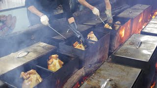 4 Best Barrel Roast Chicken Collection Making/桶仔烤雞合集  Taiwanese Roast Chicken Famous Stores