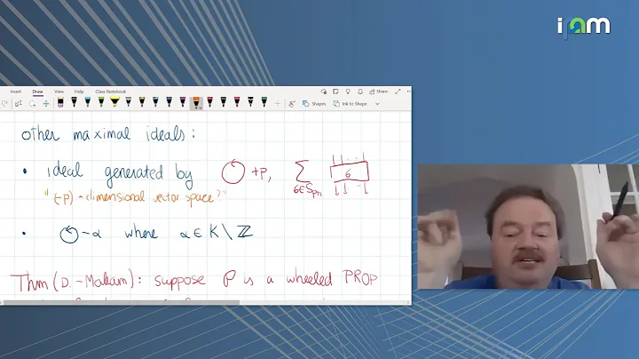 Harm Derksen: "Invariant Tensors and Wheeled PROPs"