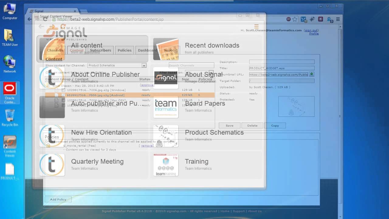 Secure Content Publisher for WebCenter Content by TEAM Informatics