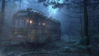 Rain Shelter Old School Bus in Dark & Foggy Forest | Fall Asleep FAST with Relaxing Rain Sounds by Stardust Vibes - Relaxing Sounds 6,977 views 2 months ago 10 hours