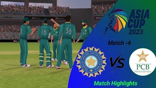 India Vs Pakistan || Asia Cup 2023 || Group Stage [Group 2] || Match Highlights || RC22