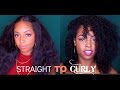 STRAIGHT TO CURLY ROUTINE | Watch my natural hair revert NO HEAT DAMAGE