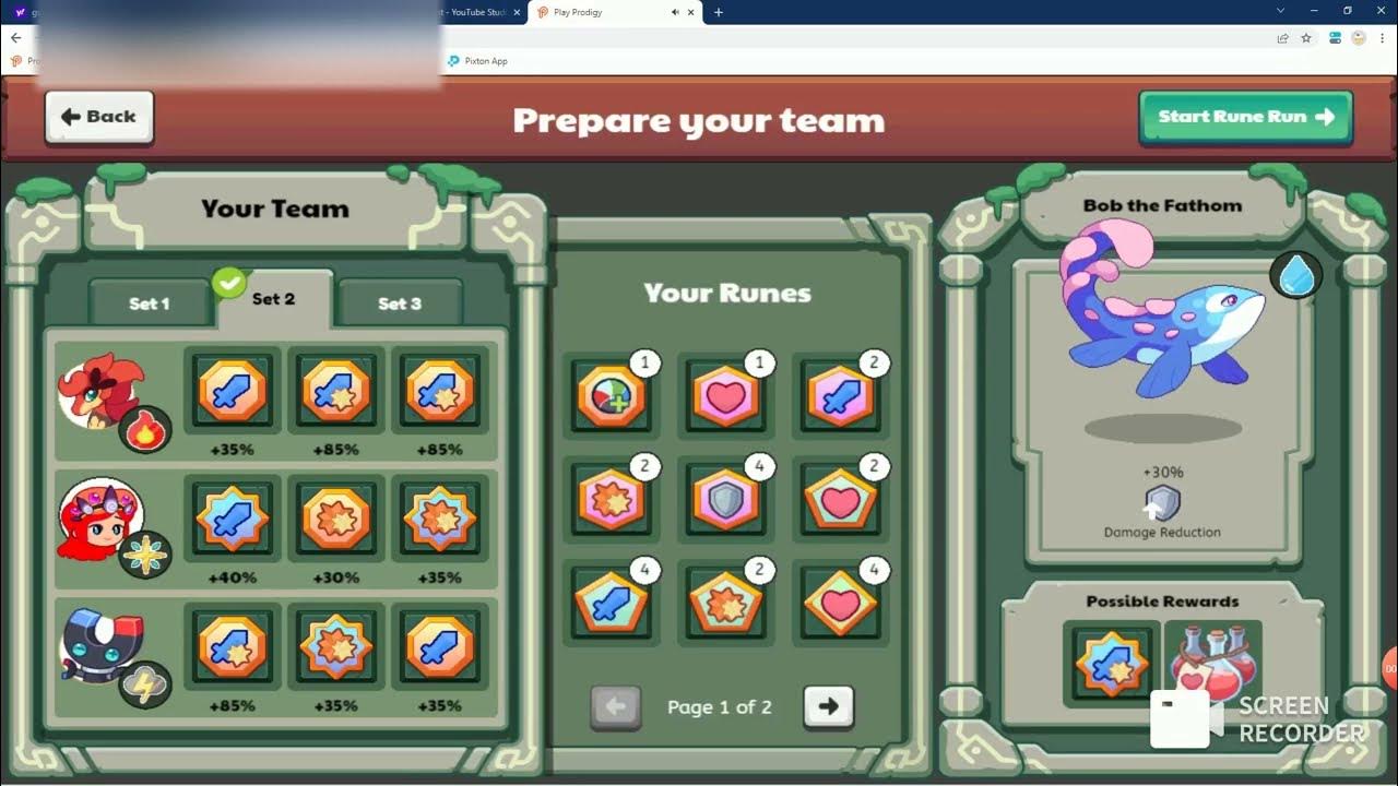 Rune Run Prodigy Math Harmony Island YouTube