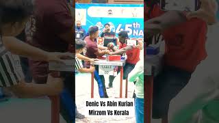 Indian National Arm Wrestling 2023 COC Fights Abin Vs Denic #armwrestling #indian #nationalnews