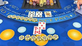I WON $1,150,000 ON ONE MASSIVE BLACKJACK ALL IN BET IN THRILLING HIGH LIMIT ROOM CASINO SESSION!