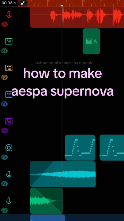 instrumental remake / cover #aespa #kpopcover #bandlab #croonkt