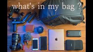 【what's in my bag ?】無職のバッグの中身は？【カメラバッグ】