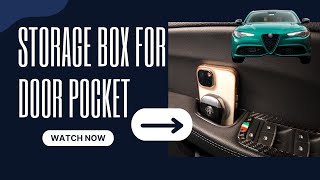 Alfa Romeo Giulia 🚗✨ Door Pocket/Handle Storage Box