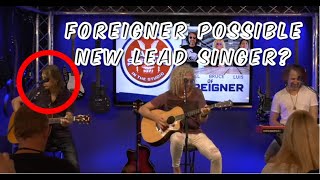 Foreigner Introduces New Lead Singer At Radio Station Gig