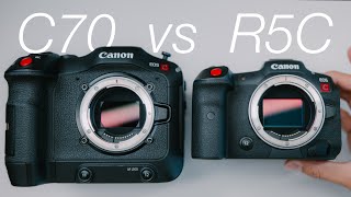 理想の動画カメラ。Canon EOS C70 or R5C はどちらがベストか？