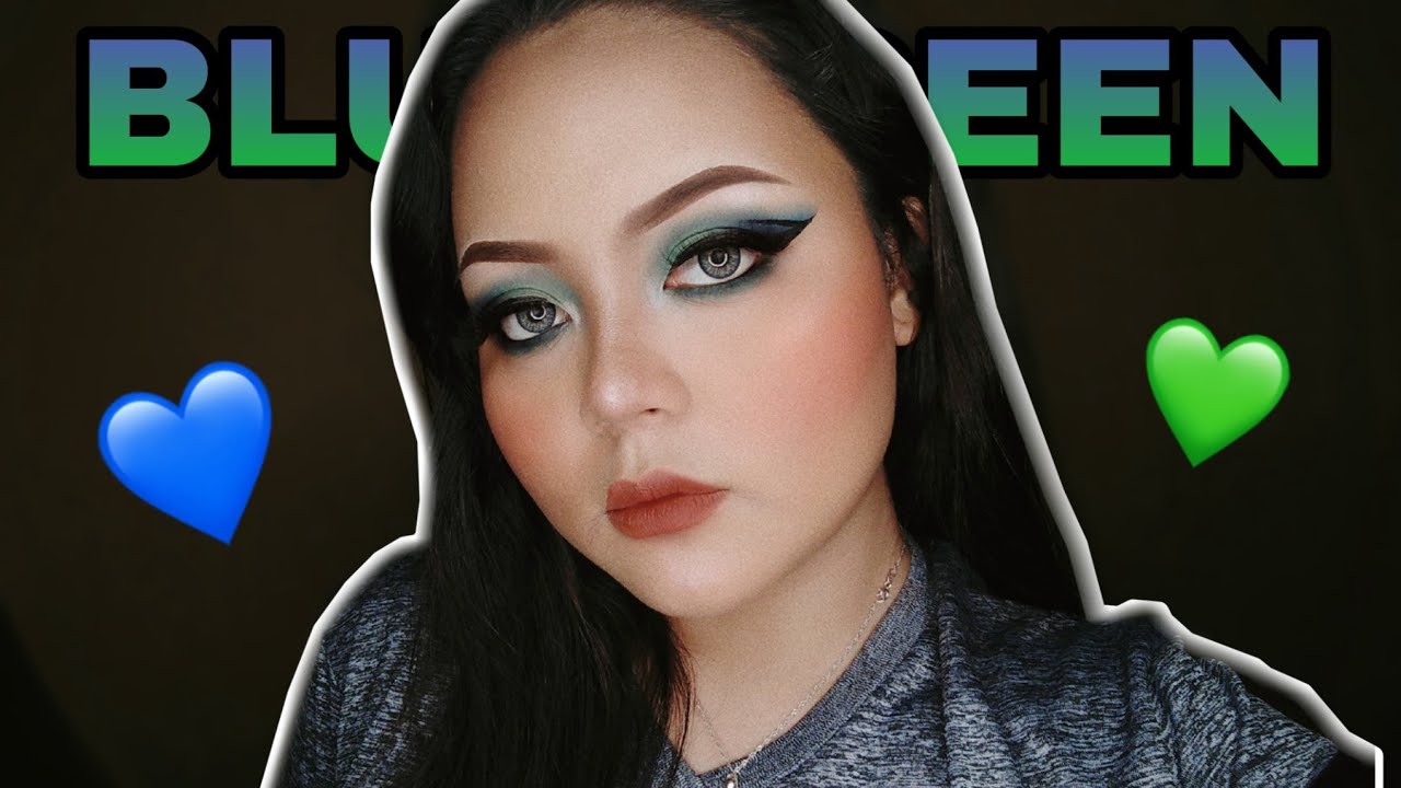 BLUE GREEN Make Up Look Gwynette Sales YouTube