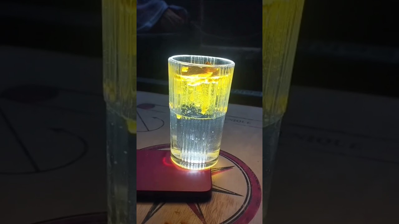 normal water & haldi ka experiment video