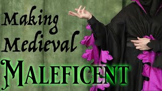 Making a Historically Accurate Maleficent Cosplay- Sewing the Houppelande