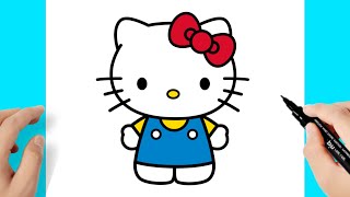 Como dibujar a Hello Kitty