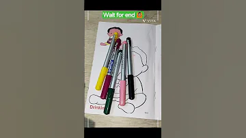 Drinking Boy Drawing Shortvideo Art Newshorts 