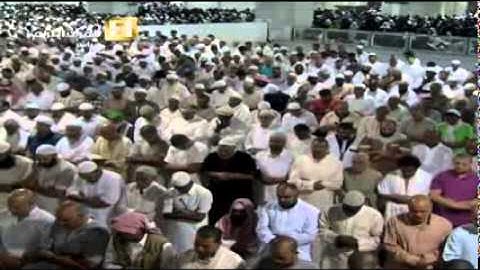 يا قومنا أجيبوا داعي الله اخر سورة الأحقاف ترتيل خاشع للشيخ ياسر الدوسري ليلة 25 رمضان 1436