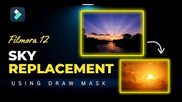 Sky Replacement in Filmora 12 Using Draw Mask @FilmoraWondershare