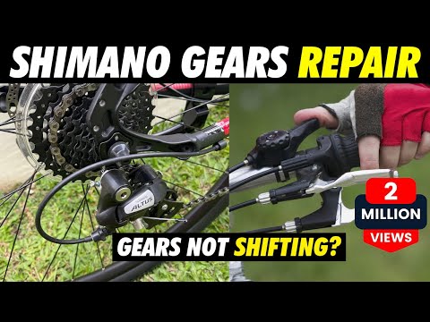 How To : Fix Gear Cycle Gears | Repair MTB Shimano Gears at Home | Gear Not Shifting - Hindi