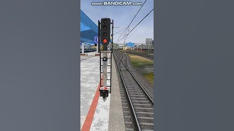 Automatic signal change  #openrails #indianrailways