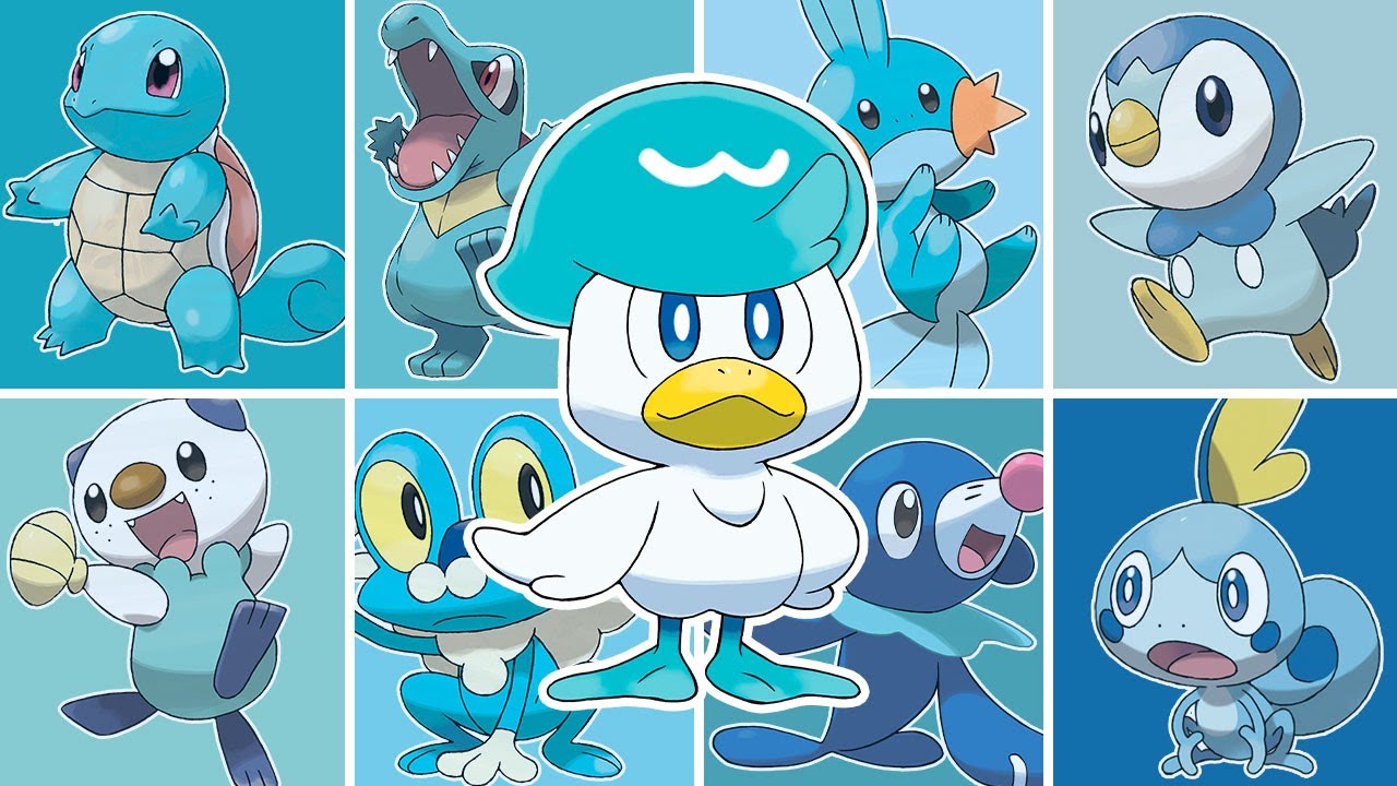 Por que os Pokémon iniciais são sempre dos tipos grama, fogo e água?