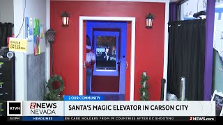 Magical elevator experience to see Santa in Carson City