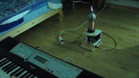 Tesla Coil MIDI Interrupter Demo