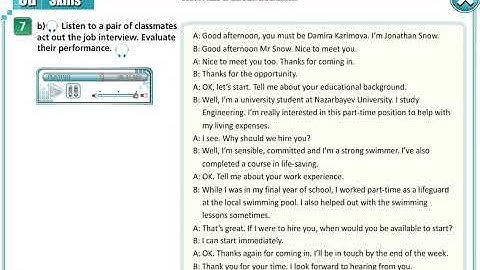 Aspect 11 module 3d p43 ex7b listening
