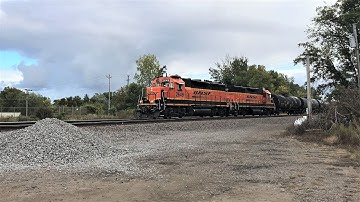 BNSF Local to Switch out DEF Tank Cars