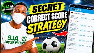 Information ​I DISCOVERED A CORRECT SCORE STRATEGY NOBODY TALKS ABOUT News