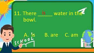 VERB TO BE PRESENT SIMPLE QUIZ 1