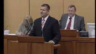 Ivica Kirin U Saboru Za Vrijeme Rasprave O Jubito-U