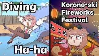 【Hololive】Fubuki, the Master Pool Announcer【Korone/Fubuki/Miko/Lui/Clip/Ebihurai/Comic】