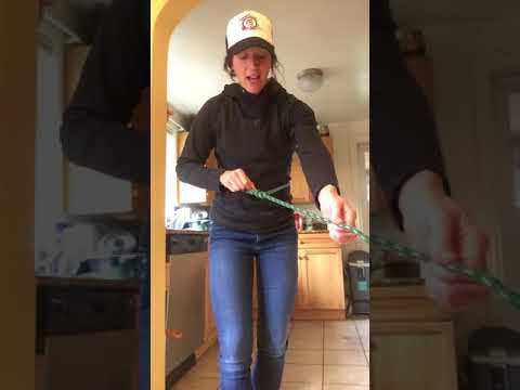 How To Tie A Bowline Around Your Waist