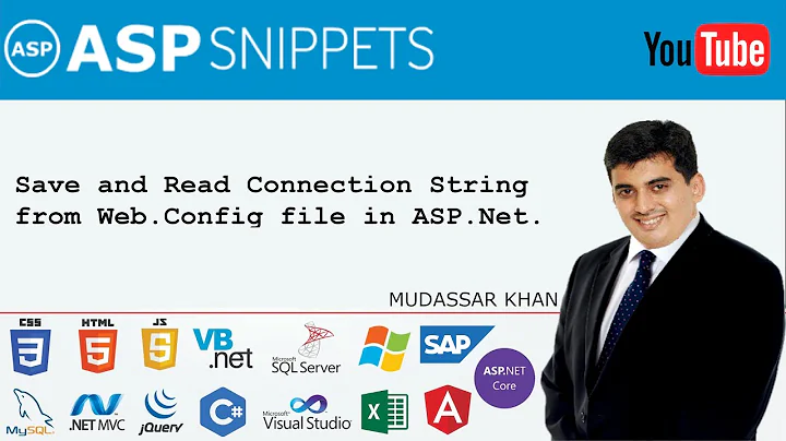 Save and Read Connection String from Web.Config file in ASP.Net