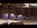 Vintage Round Titanium Ultralight Glasses Frame Handmade Men's Prescription Eyeglasses Women Fashion