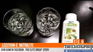 Demo Supplement Kesihatan lecithin-E Nutrilite  (Bahasa Malaysia)