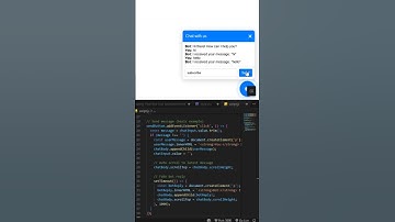 💻 Chat Box with Popup Animation | HTML CSS JS. #ChatUI #HTML #CSS #JavaScript