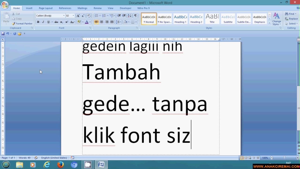 cara membesarkan ukuran gambar di photoshop