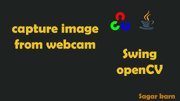 Java: capture image from webcam with openCV || swing || eclipse ||